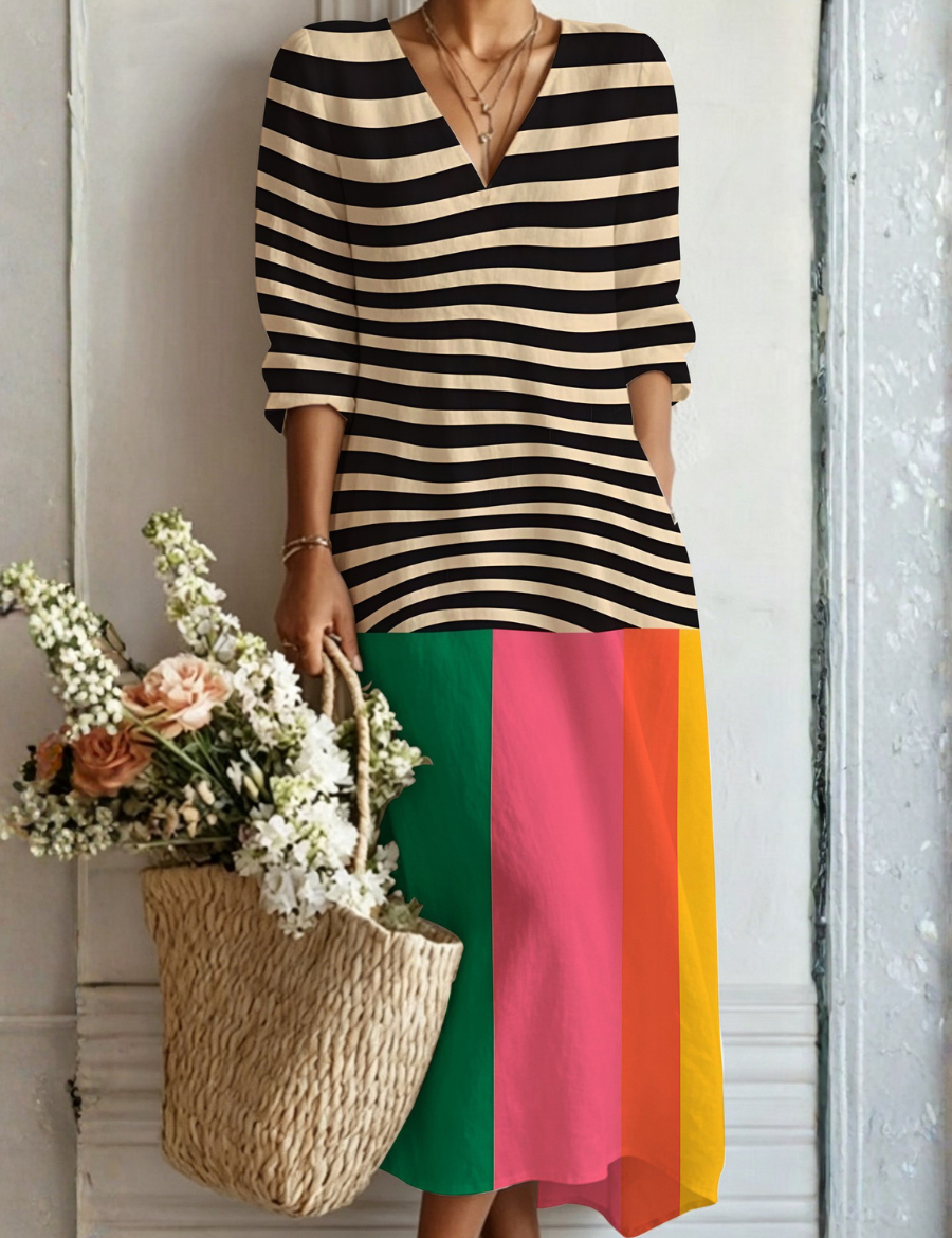 Robe maxi bohémienne Sterre