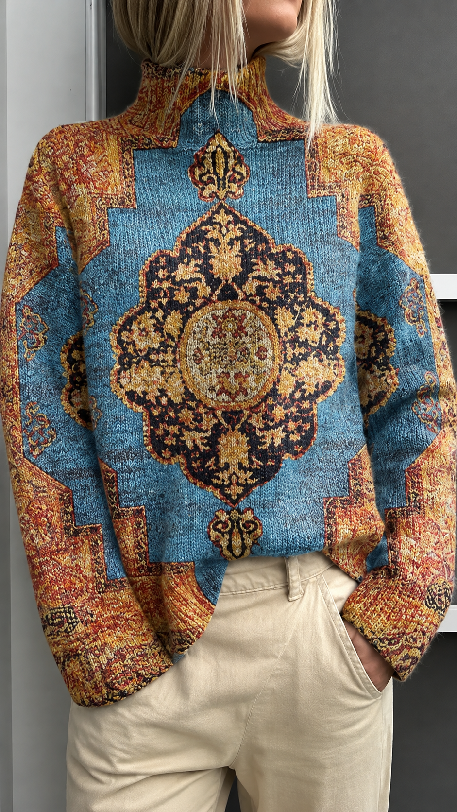 Solène | Maglione a Collo Alto