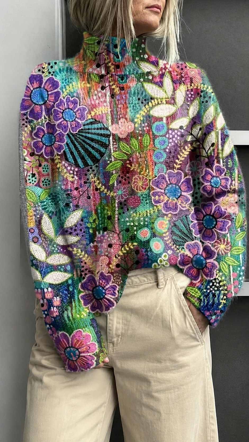 Violette | Maglione a Collo Alto